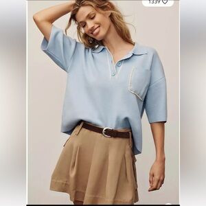 Anthropologie x Maeve Polo Top